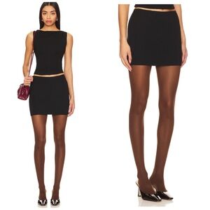 Lovers and friends Morgan mini skirt black size medium